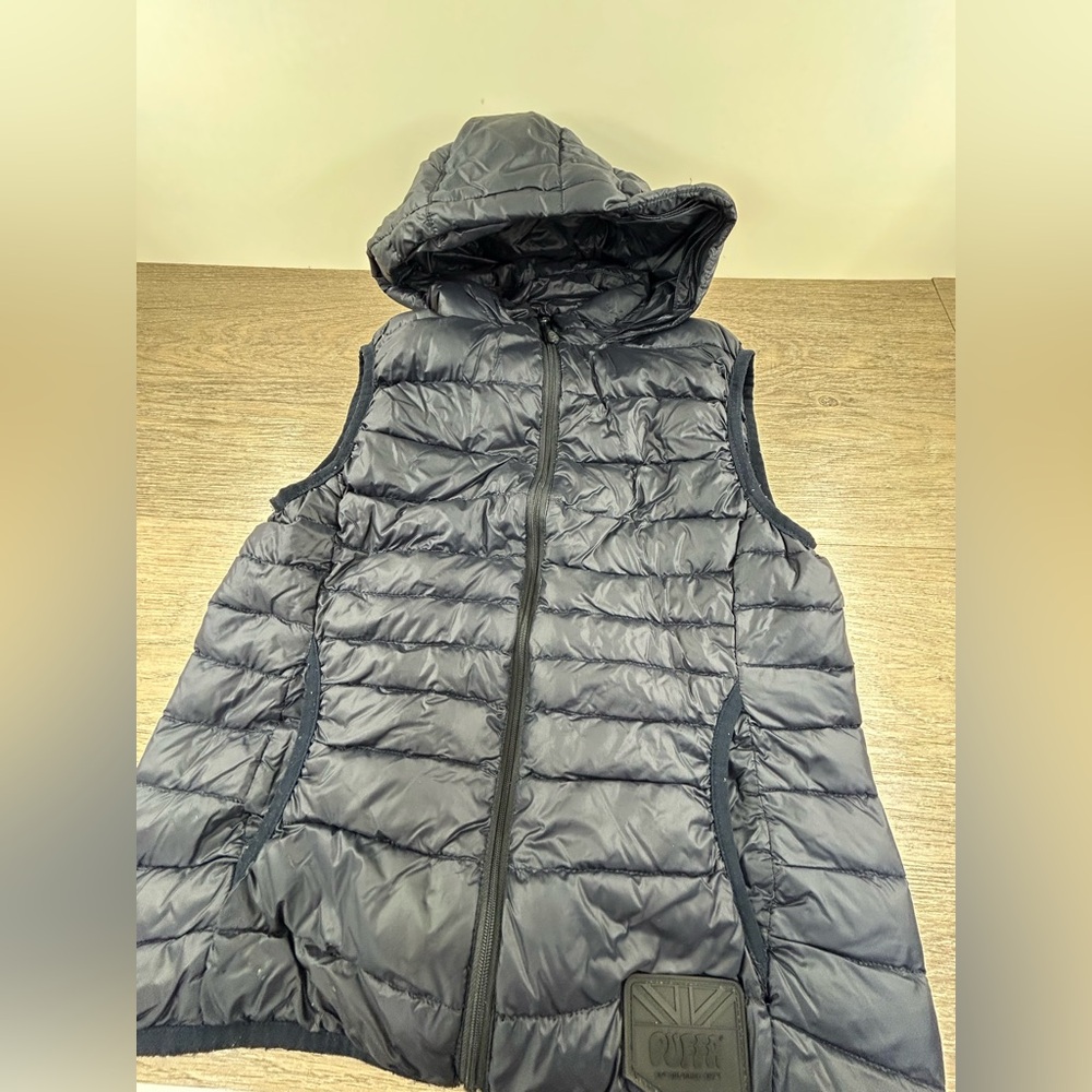 Down Filled Puffer Vest with Hood